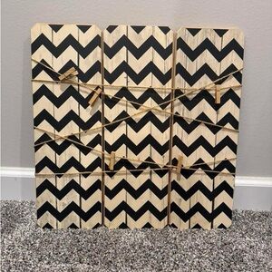 Chevron Pattern Photo Display Board